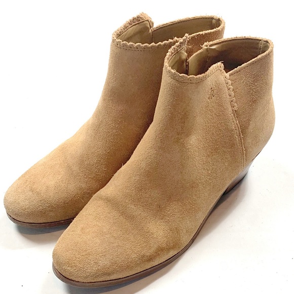 Jack Rogers 7.5 Bailee Suede Booties Ankle Boots - Picture 3 of 8